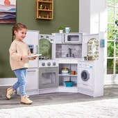 bucatarie-ultimate-corner-play-kitchen-white-kidkraft