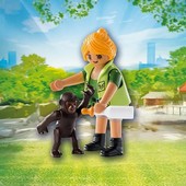 figurina-ingrijitor-zoo-cu-pui-de-gorila-playmobil